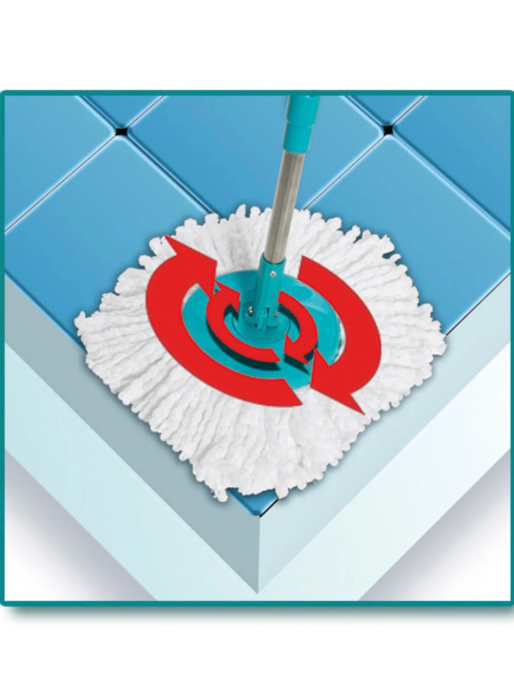 Boden-Wischmop-System 'Clever Spin®' Mit Frischwasser-Tank 2 Boden-Wischmop-System 'Clever Spin®' Mit Frischwasser-Tank – Bild 2