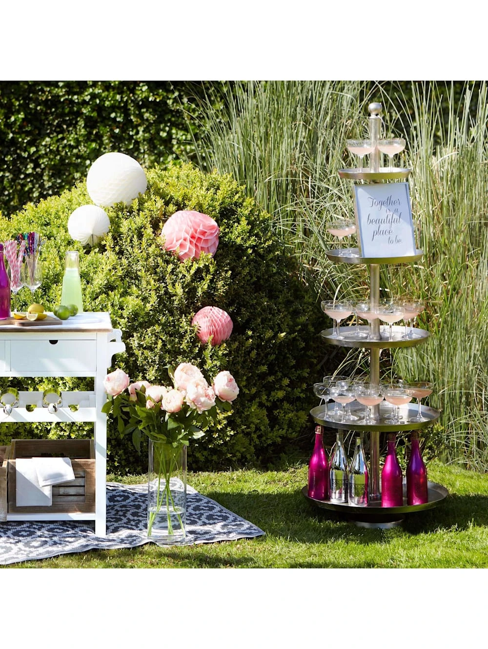 BANQUET Etagere 5-stufig Höhe 170cm 2 BANQUET Etagere 5-stufig Höhe 170cm – Bild 2