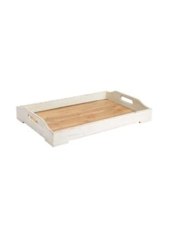 CAMPAGNE Tablett Mit Griffen L 55 X B 35cm