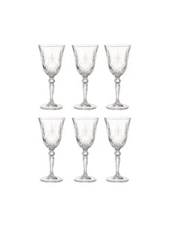 CRYSTAL CLUB 6x Weißweingläser Aus Kristallglas 210ml
