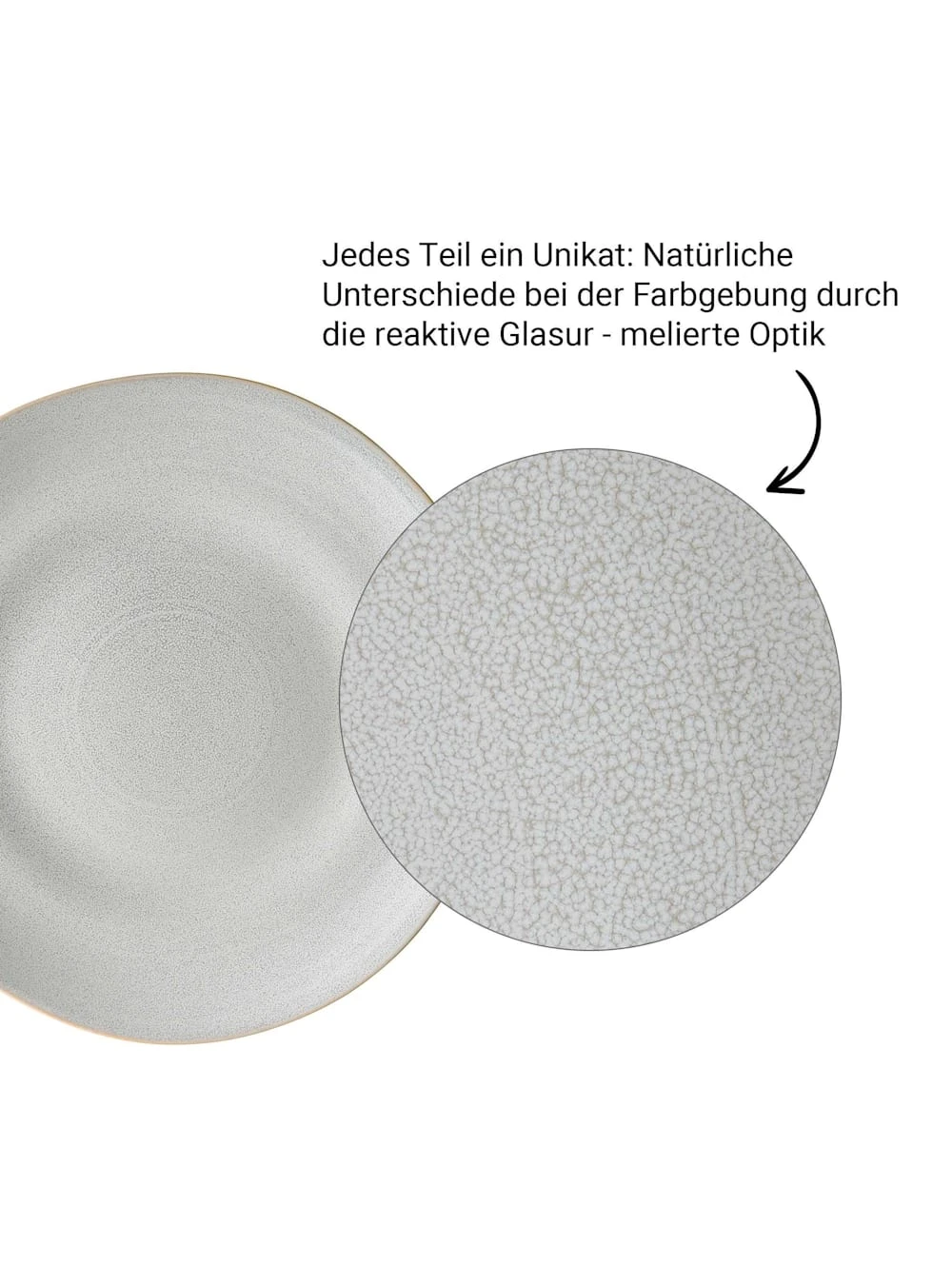 MANOR 4x Frühstücksteller Ø24cm 3 MANOR 4x Frühstücksteller Ø24cm – Bild 3