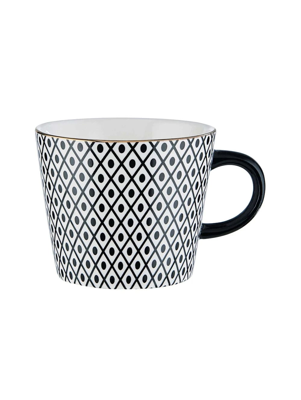 ORNAMENTS 4x Tasse Mit Goldrand 350ml 2 ORNAMENTS 4x Tasse Mit Goldrand 350ml – Bild 2