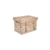 RUSH ROPE Korb Mit Deckel Rechteckig L 33 X B 23cm