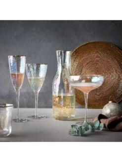 SMERALDA 6x Weingläser Mit Goldrand 400ml -Wenko shop butlers smeralda 6x weinglaeser goldrand 400ml 0001612019 1010841945 4