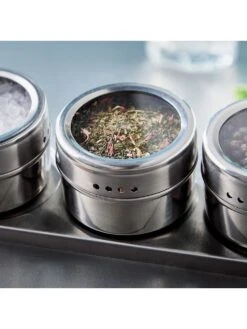 SPICE GUYS Magnetfeld Mit 3 Gewürzdosen 8 SPICE GUYS Magnetfeld Mit 3 Gewürzdosen -Wenko shop butlers spice guys magnetfeld 3 gewuerzdosen 0001612316 1010842646 3