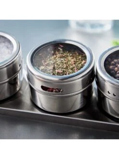 SPICE GUYS Magnetfeld Mit 3 Gewürzdosen 9 SPICE GUYS Magnetfeld Mit 3 Gewürzdosen -Wenko shop butlers spice guys magnetfeld 3 gewuerzdosen 0001612316 1010842646 4