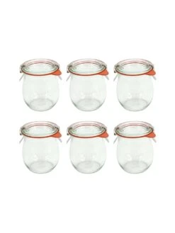 WECK 6x Einkochgläser Mini-Tulpenform 220ml