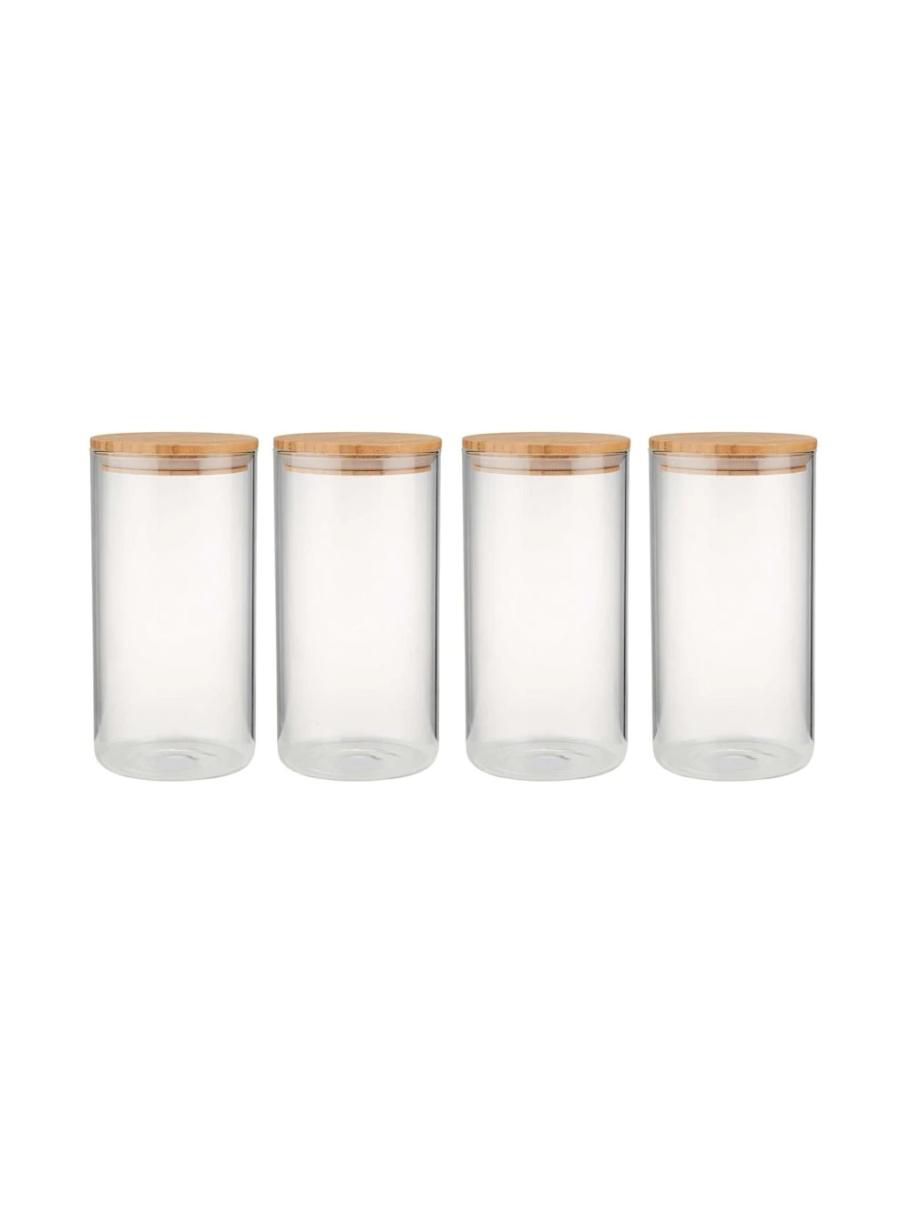 WOODLOCK 4x Vorratsgläser 1750ml 1 WOODLOCK 4x Vorratsgläser 1750ml