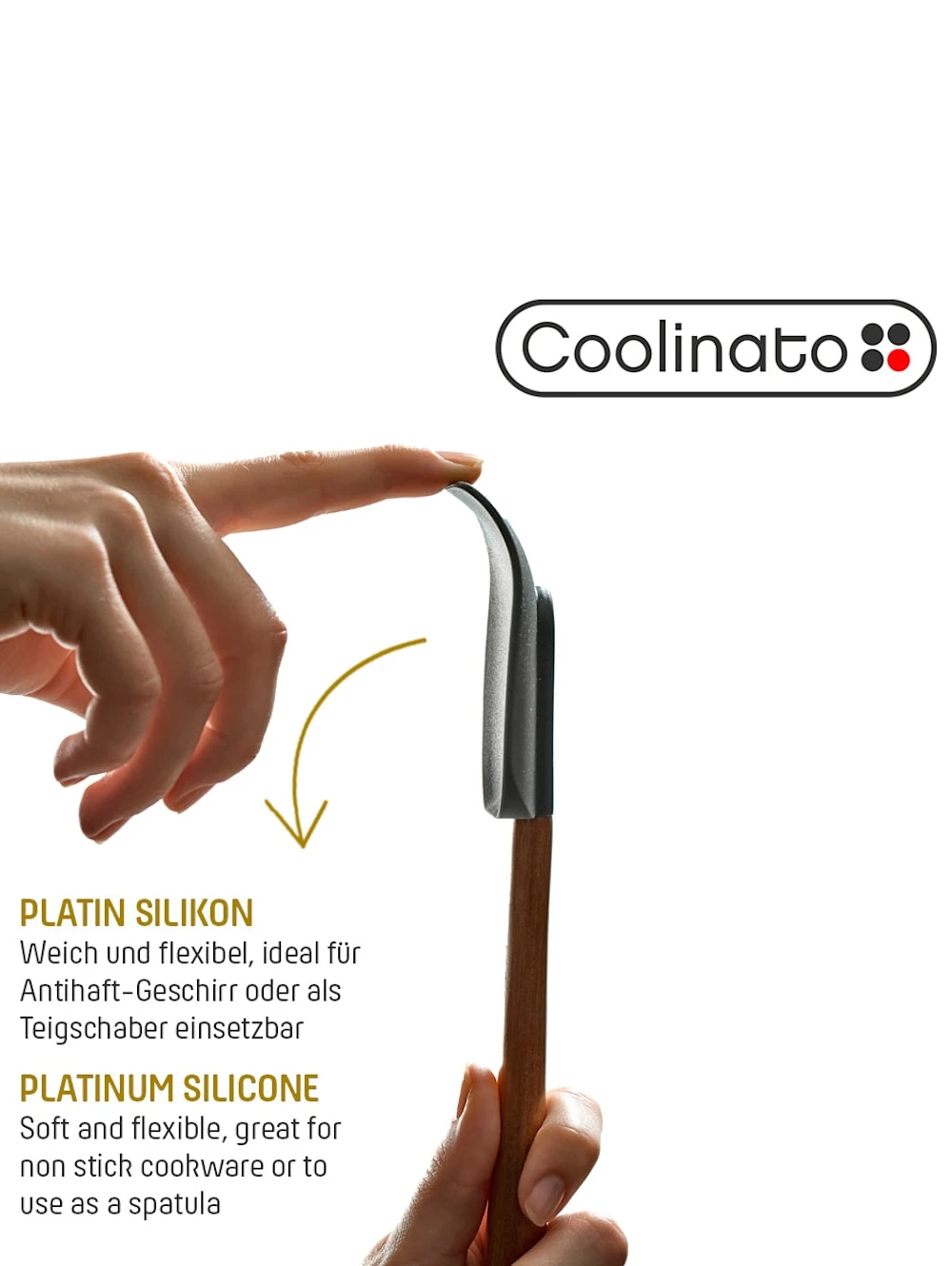 2tlg. Silikon-Kochlöffel-Set 2 2tlg. Silikon-Kochlöffel-Set – Bild 2