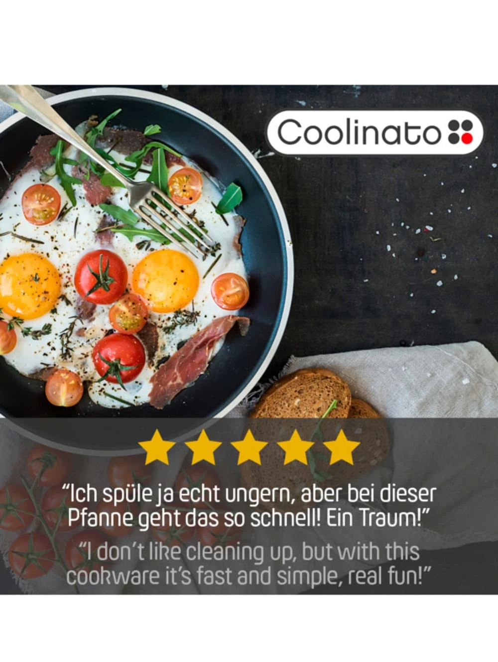 Edelstahl-Bratpfanne, Ø 28 Cm 3 Edelstahl-Bratpfanne, Ø 28 Cm – Bild 3