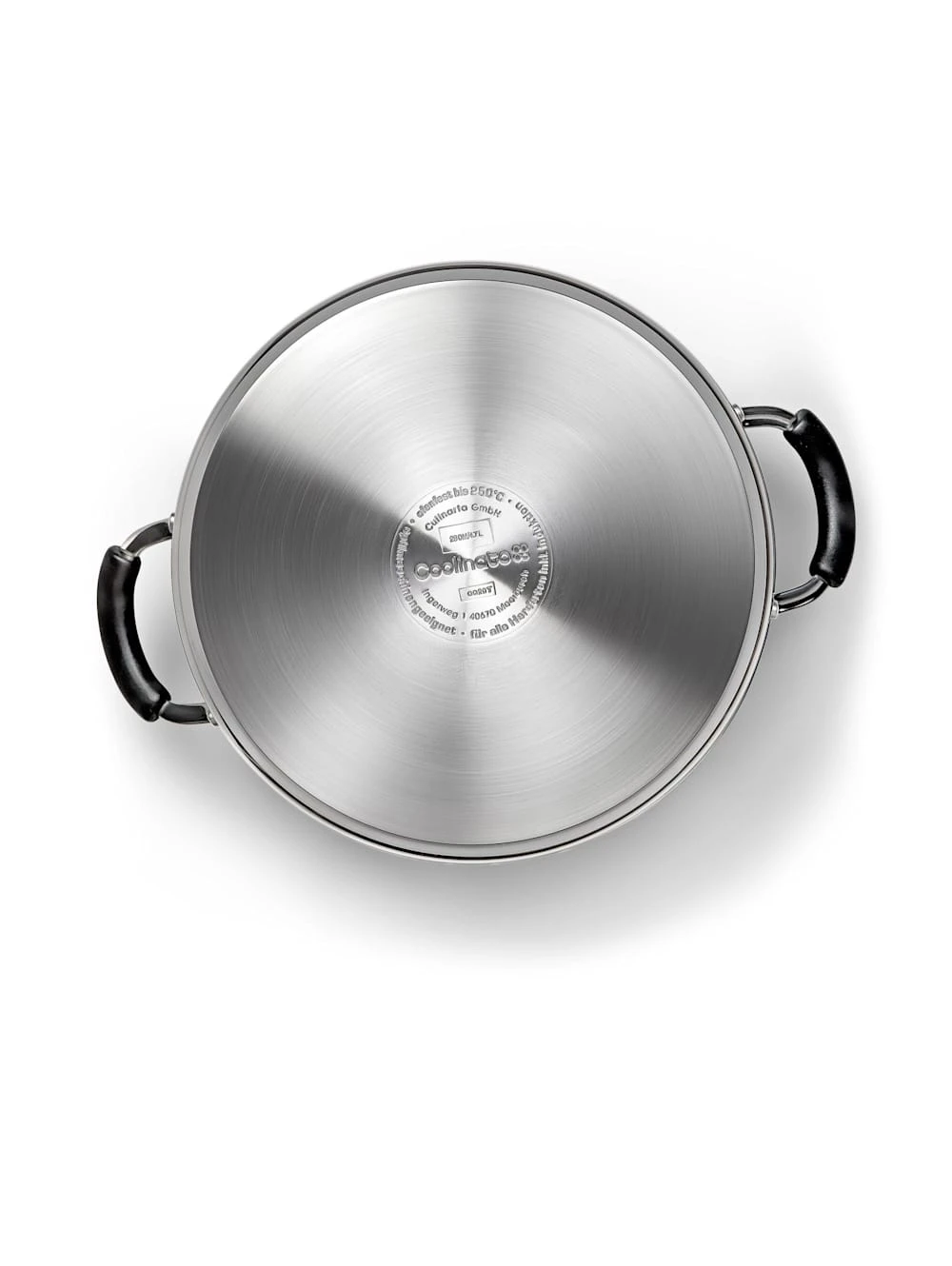 Edelstahl-Schmorpfanne Mit Deckel, Ø 24 Cm, Fassungsvermögen 2,9 Liter 3 Edelstahl-Schmorpfanne Mit Deckel, Ø 24 Cm, Fassungsvermögen 2,9 Liter – Bild 3