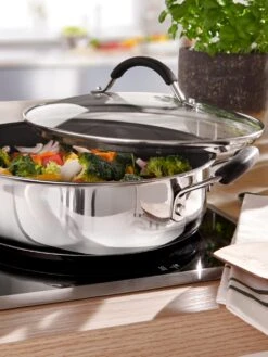 Edelstahl-Schmorpfanne Mit Deckel, Ø 24 Cm, Fassungsvermögen 2,9 Liter 7 Edelstahl-Schmorpfanne Mit Deckel, Ø 24 Cm, Fassungsvermögen 2,9 Liter -Wenko shop coolinato edelstahl schmorpfanne deckel o 24 cm fassungsvermoegen 2 9 liter 0001803820 3