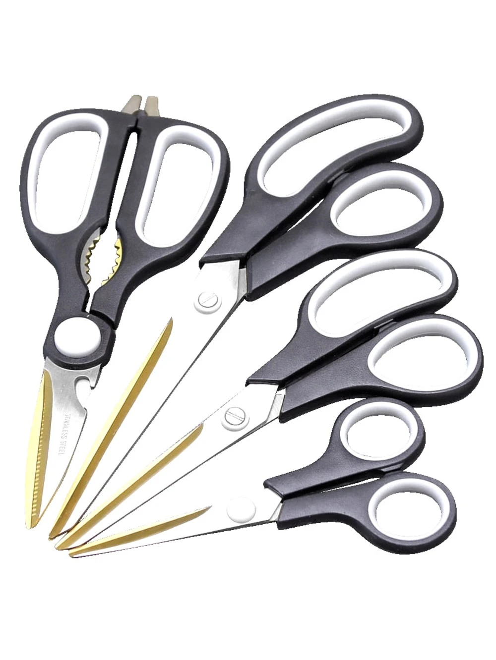 4tlg. Titanium-Scherenset 1 4tlg. Titanium-Scherenset