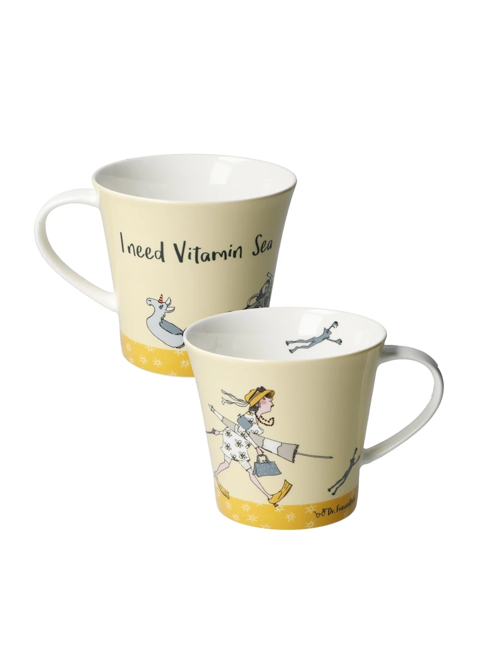 Coffee-/Tea Mug Barbara Freundlieb - I Need Vitamin Sea 1 Coffee-/Tea Mug Barbara Freundlieb - I Need Vitamin Sea