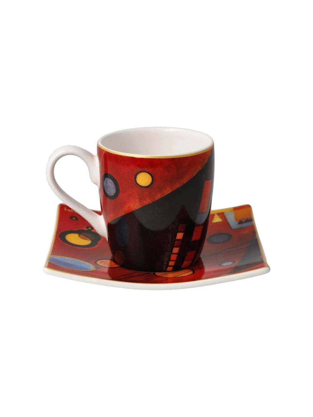 Espressotasse Wassily Kandinsky - Schweres Rot 4 Espressotasse Wassily Kandinsky - Schweres Rot – Bild 4
