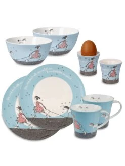 Geschenk Set Die Sind Doch Alle Verrückt - Frühstücksset