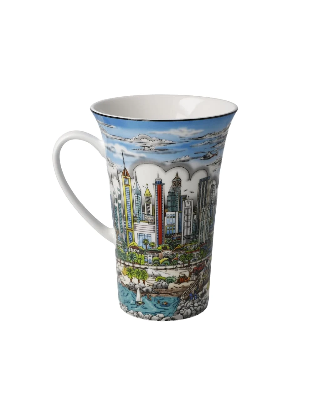 Künstlertasse Charles Fazzino - Illusions Over Dubai 4 Künstlertasse Charles Fazzino - Illusions Over Dubai – Bild 4