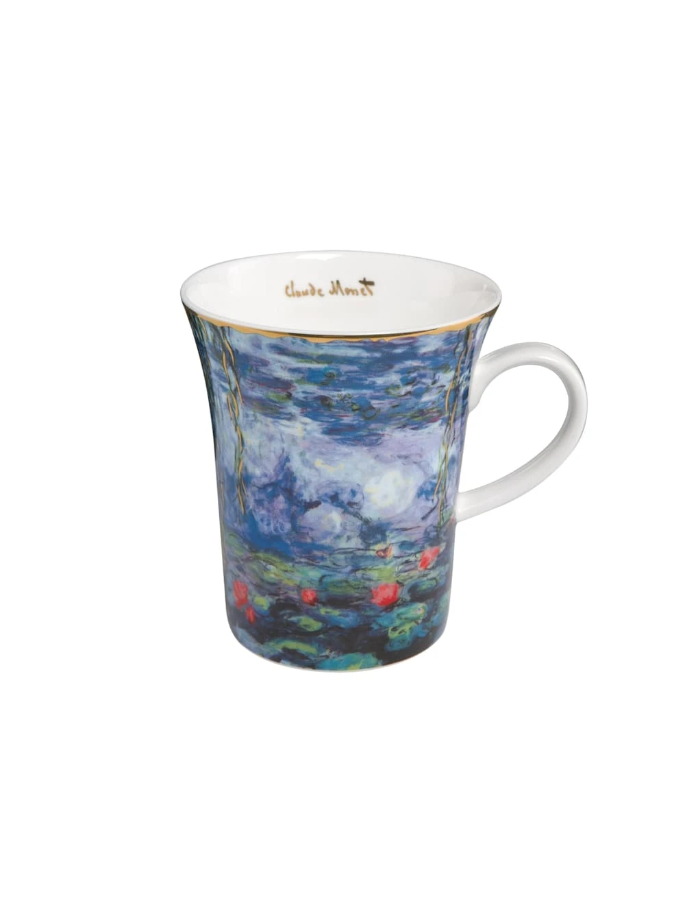 Künstlertasse Claude Monet - Seerosen Mit Weide 1 Künstlertasse Claude Monet - Seerosen Mit Weide