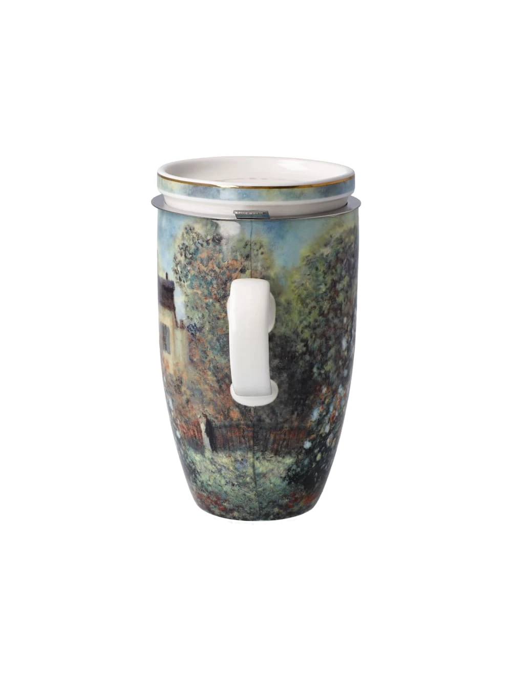 Teetasse Mit Deckel Und Sieb Claude Monet - Das Künstlerhaus 3 Teetasse Mit Deckel Und Sieb Claude Monet - Das Künstlerhaus – Bild 3
