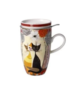 Teetasse Mit Deckel Und Sieb Rosina Wachtmeister - Soffioni