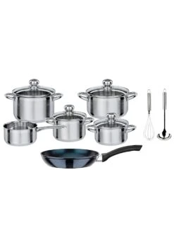 12tlg. Kochtopf-Set 'Silver Star'