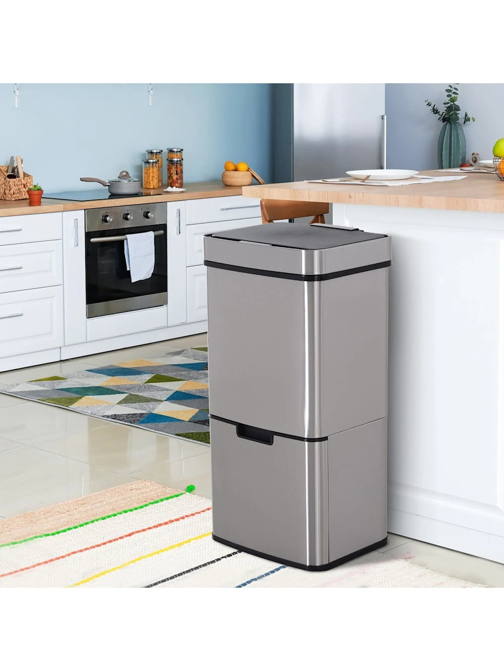 HOMCOM Abfalleimer Mit Sensor 3 HOMCOM Abfalleimer Mit Sensor – Bild 3