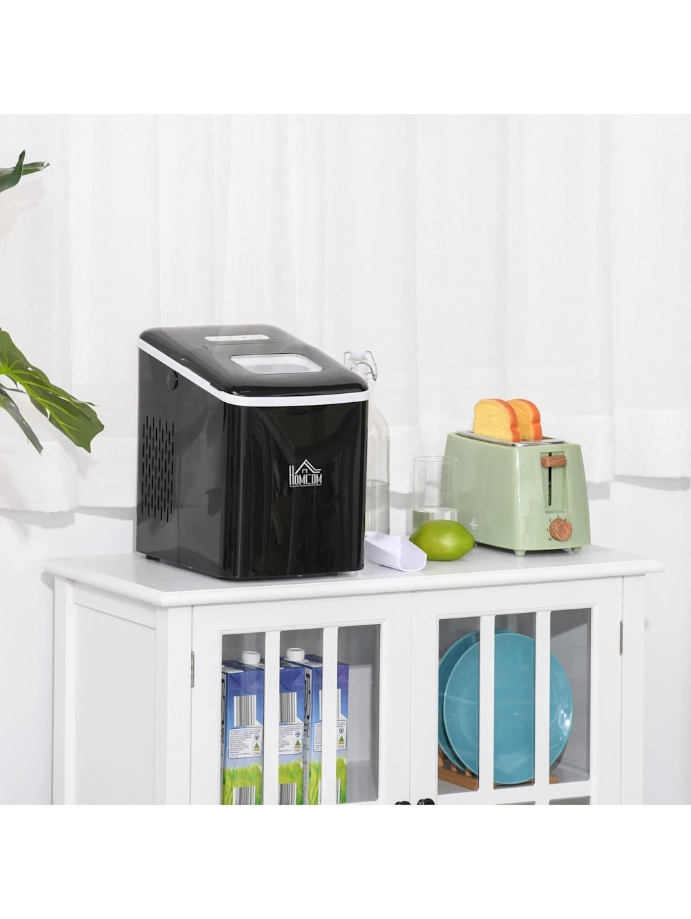 HOMCOM Eiswürfelmaschine Mit Automatischer Reinigungsfunktion 3 HOMCOM Eiswürfelmaschine Mit Automatischer Reinigungsfunktion – Bild 3