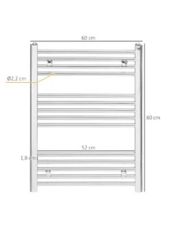 HOMCOM Handtuchwärmer Mit 14 Heizstäbe 7 HOMCOM Handtuchwärmer Mit 14 Heizstäbe -Wenko shop homcom handtuchwaermer 14 heizstaebe 0001863277 1012457202 3