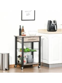 HOMCOM Küchenrollwagen -Wenko shop homcom kuechenrollwagen 0001632026 1010895995 2