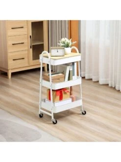 HOMCOM Küchenwagen Mit 4 Universalräder -Wenko shop homcom kuechenwagen 4 universalraeder 0001831465 1012179996 2