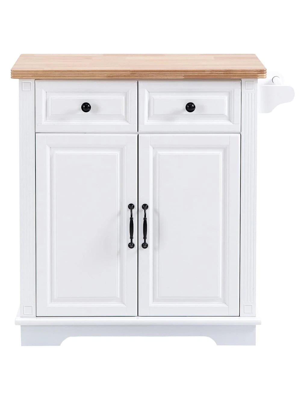 HOMCOM Küchenwagen Mit Höhenverstellbaren Einlegeböden 2 HOMCOM Küchenwagen Mit Höhenverstellbaren Einlegeböden – Bild 2