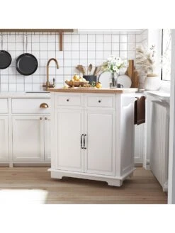 HOMCOM Küchenwagen Mit Höhenverstellbaren Einlegeböden 8 HOMCOM Küchenwagen Mit Höhenverstellbaren Einlegeböden -Wenko shop homcom kuechenwagen hoehenverstellbaren einlegeboeden 0001864450 1012472194 3