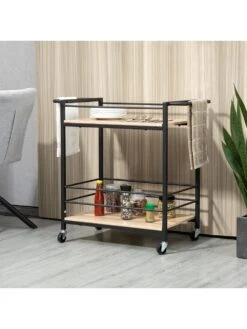 HOMCOM Küchenwagen Mit Rollen 8 HOMCOM Küchenwagen Mit Rollen -Wenko shop homcom kuechenwagen rollen 0001864451 1012472195 3