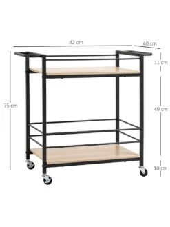 HOMCOM Küchenwagen Mit Rollen 9 HOMCOM Küchenwagen Mit Rollen -Wenko shop homcom kuechenwagen rollen 0001864451 1012472195 4