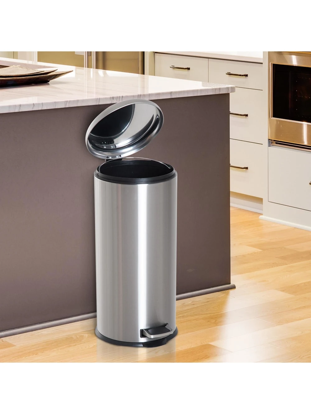 HOMCOM Pedal-Mülleimer Mit Inneneimer 3 HOMCOM Pedal-Mülleimer Mit Inneneimer – Bild 3
