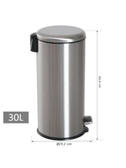 HOMCOM Pedal-Mülleimer Mit Inneneimer 9 HOMCOM Pedal-Mülleimer Mit Inneneimer -Wenko shop homcom pedal muelleimer inneneimer 0001770545 1011395578 4