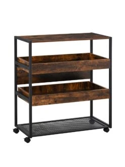 HOMCOM Servierwagen Im Industrie-Design