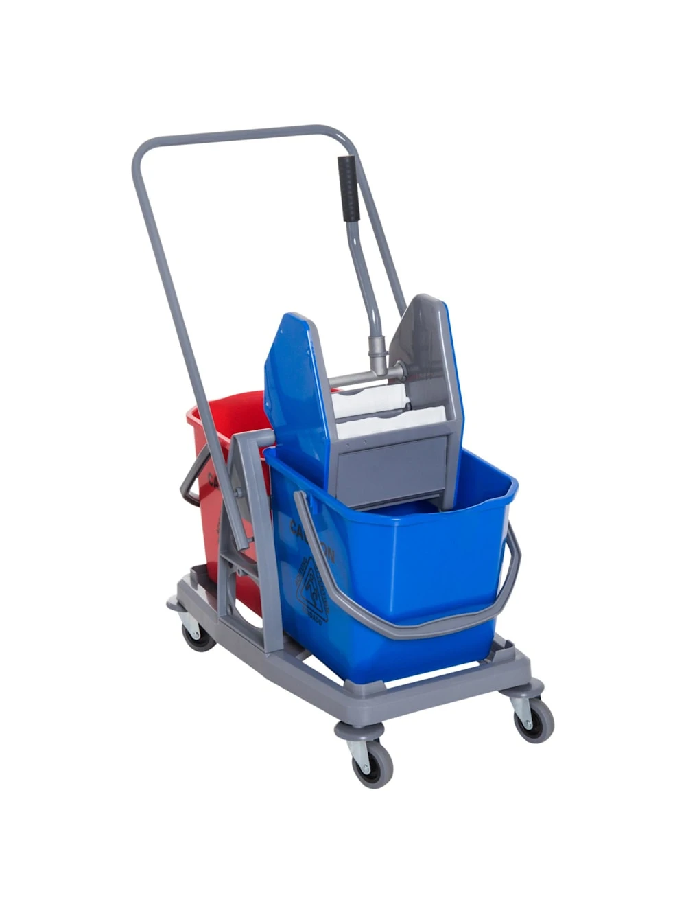 HOMCOM Wischwagen Mit 2 Eimern 1 HOMCOM Wischwagen Mit 2 Eimern