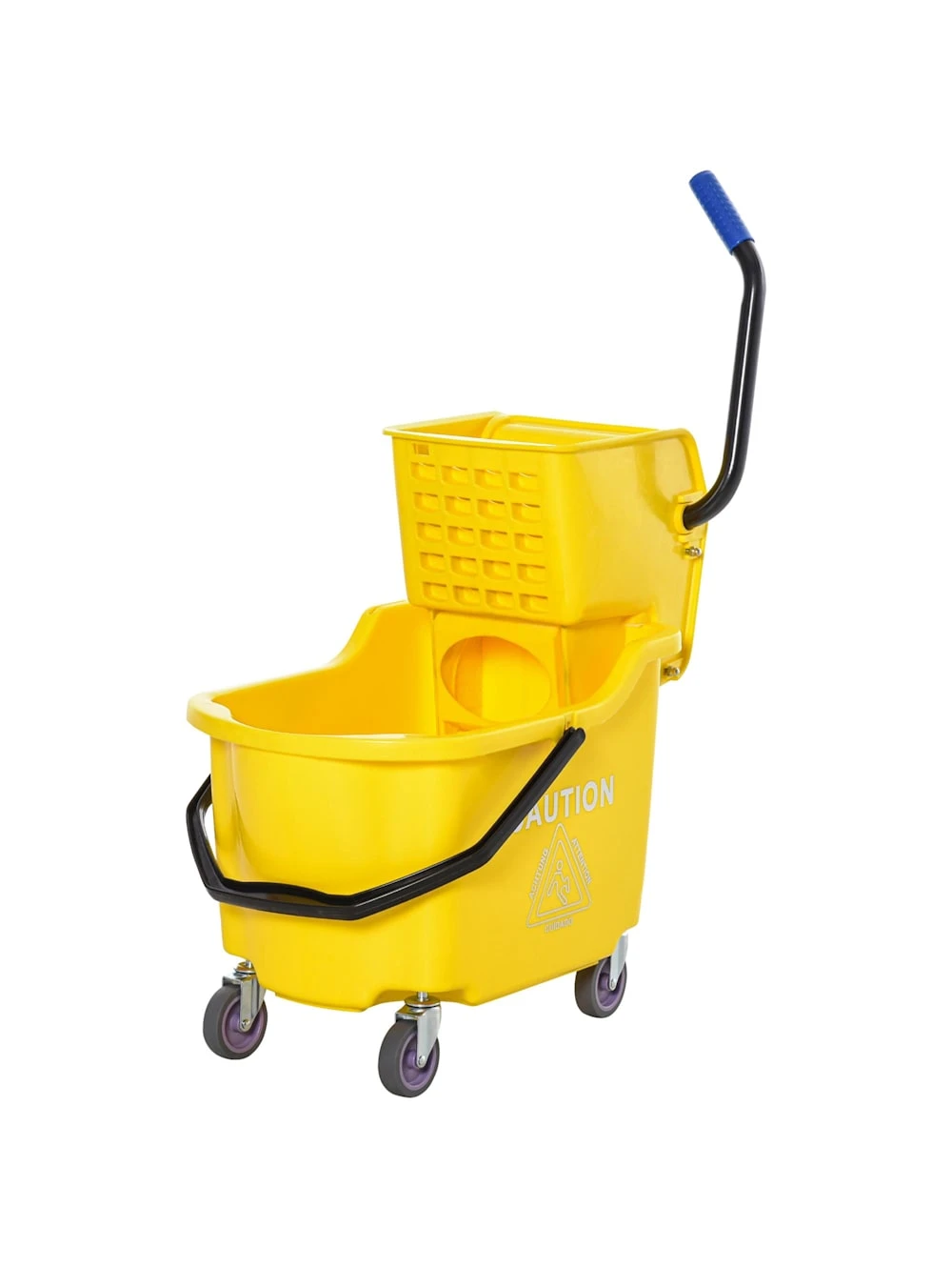 HOMCOM Wischwagen Mit Seitenpresse 2 HOMCOM Wischwagen Mit Seitenpresse – Bild 2