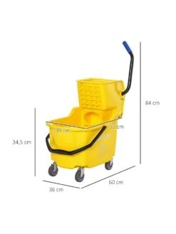 HOMCOM Wischwagen Mit Seitenpresse 9 HOMCOM Wischwagen Mit Seitenpresse -Wenko shop homcom wischwagen seitenpresse 0001632015 1010895978 4