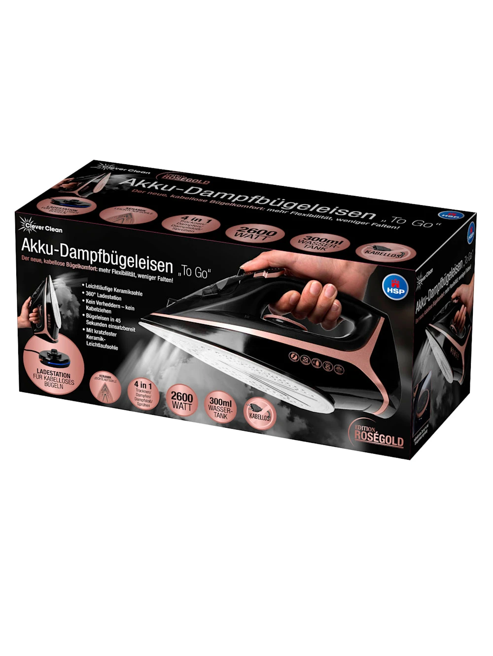 Akku-Dampfbügeleisen 2 Akku-Dampfbügeleisen – Bild 2