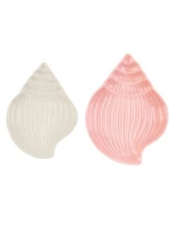 Teller-Set, 2-tlg., Muschel