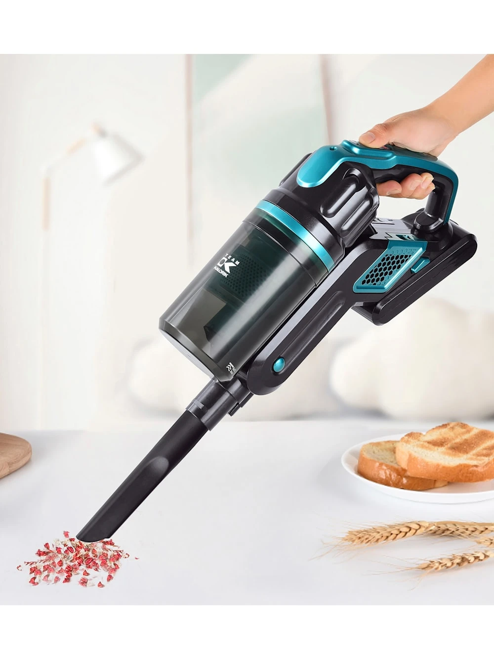 3in1 Akku-Zyklon-Trockenstaubsauger TKG SKV 1006 Mit Nass-Wischfunktion 2 3in1 Akku-Zyklon-Trockenstaubsauger TKG SKV 1006 Mit Nass-Wischfunktion – Bild 2