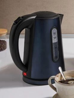 Design-Edelstahl-Wasserkocher TKG JK 1200 BU, 1,7 Liter