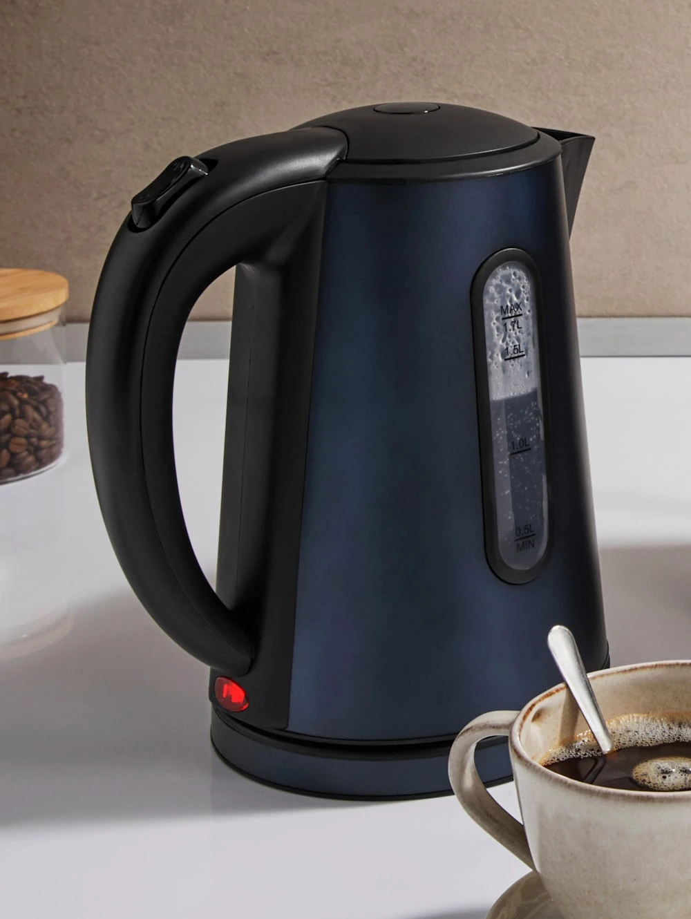 Design-Edelstahl-Wasserkocher TKG JK 1200 BU, 1,7 Liter 1 Design-Edelstahl-Wasserkocher TKG JK 1200 BU, 1,7 Liter