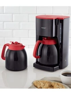 EXKLUSIV-Set Thermo-Kaffeeautomat 10315 Mit 2 Thermokannen, Schwarz/rot 7 EXKLUSIV-Set Thermo-Kaffeeautomat 10315 Mit 2 Thermokannen, Schwarz/rot -Wenko shop korona exklusiv set thermo kaffeeautomat 10315 2 thermokannen schwarz rot 0001501686 3