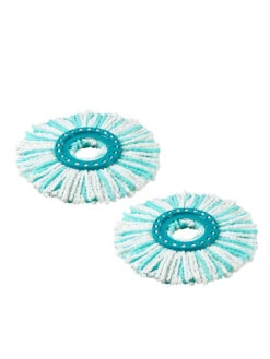 Leifheit 2er-Set Ersatzköpfe'CLEAN TWIST Disc Mop Micro'