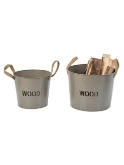 Kaminholz-Eimer, 2-tlg. 6 Kaminholz-Eimer, 2-tlg. -Wenko shop maravilla kaminholz eimer 2 tlg 0001798289 2