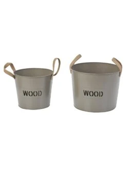 Kaminholz-Eimer, 2-tlg.