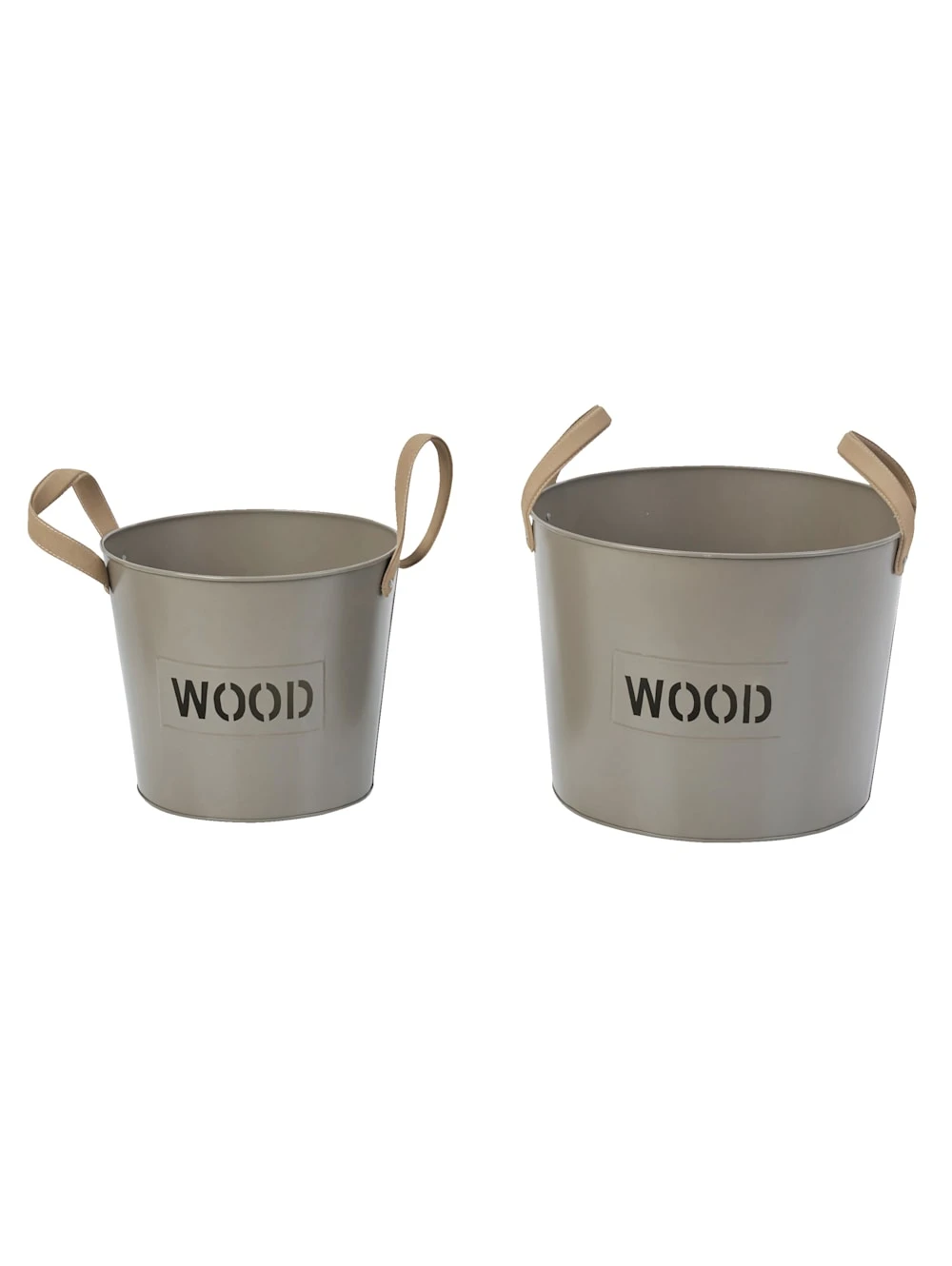 Kaminholz-Eimer, 2-tlg. 1 Kaminholz-Eimer, 2-tlg.